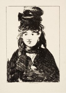 Berthe Morisot, ca. 1872 von Édouard Manet