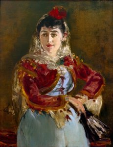 Emilie Ambre in der Rolle der Carmen