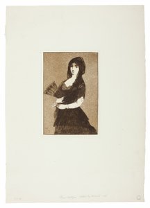 Exotische Blume (Frau in einer Mantilla)
