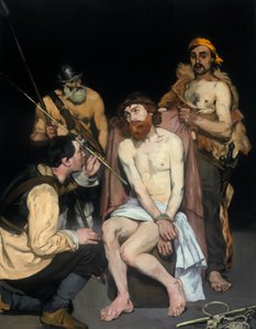 Jesus von den Soldaten verspottet