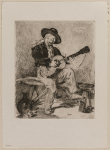 Le Guitarrero, 1861 von Édouard Manet