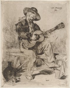Der spanische Sänger, oder Der Gitarrist von Édouard Manet