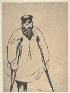 Ein Mann auf Krücken von Édouard Manet