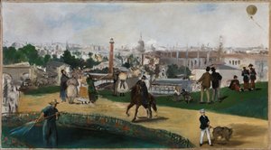 Ansicht der Weltausstellung 1867 von Édouard Manet