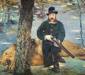 Pertuiset, Löwenjäger, 1881 von Édouard Manet