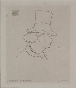 Porträt von Baudelaire