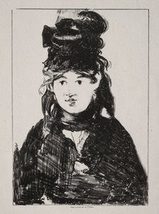 Porträt von Berthe Morisot von Édouard Manet