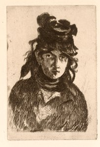 Porträt von Berthe Morisot von Édouard Manet