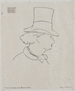 Porträt von Charles Baudelaire 1821-1867