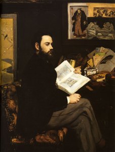 Porträt von Emile Zola