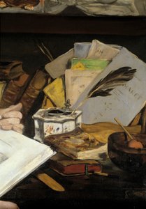 Porträt von Emile Zola (Detail)