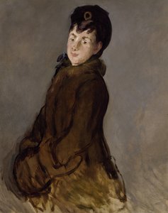 Porträt von Isabelle Lemonnier mit Muff