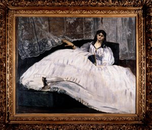 Porträt von Jeanne Duval, Geliebte von Baudelaire von Édouard Manet