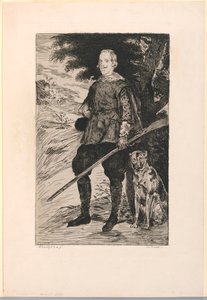 Porträt von Philipp IV., König von Spanien, nach Diego Velazquez