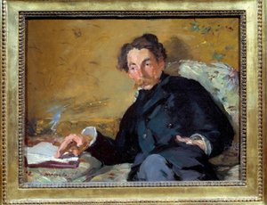 Porträt des französischen Dichters und Schriftstellers Stephane Mallarme von Édouard Manet