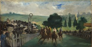 Die Rennen in Longchamp, 1866
