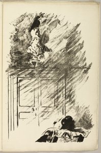 Der Rabe auf der Büste von Pallas, aus Der Rabe von Édouard Manet