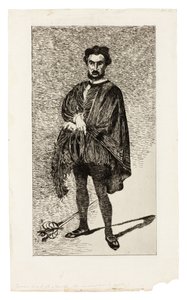 Der tragische Schauspieler (Rouvière in der Rolle des Hamlet) von Édouard Manet
