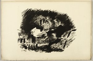 Unter der Lampe ("Es war einmal ein düsteres Mitternacht..."), aus Der Rabe (Le Corbeau)