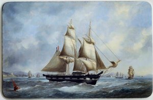 Ein brasilianischer Ziegelstein verlässt den Hafen von Le Havre
