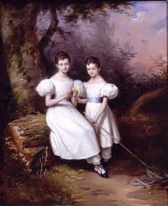 Porträt von zwei Kindern