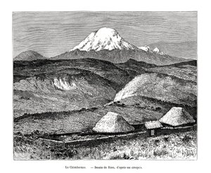 Der Berg Chimborazo, Ecuador, 19. Jahrhundert
