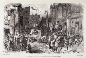 Philippe Auguste wollte den Parisern das Schauspiel eines triumphalen Aufbruchs bieten. 12. Jahrhundert