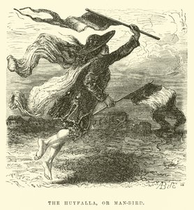 Der Huyfalla, oder Menschenvogel von Edouard Riou