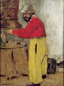 Henri de Toulouse-Lautrec in Villeneuve-sur-Yonne, 1898 von Edouard Vuillard
