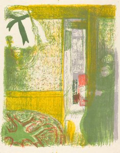 Innenraum mit Hängelampe, 1899
