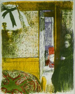 Innenraum mit Hängelampe, aus Landschaften und Innenräumen; Interieur a la Suspension, aus Paysages et Interieurs, 1899