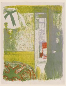 Interieur mit Hängelampe, pl.4 aus Landschaften und Interieurs, 1899