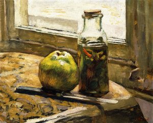 Ein Glas Gurken und Apfel, 1889-90 von Edouard Vuillard