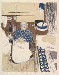 La Cuisinière, aus der Serie Paysages et Intérieurs von Edouard Vuillard