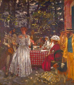 Die Terrasse in Vasouy, das Mittagessen, 1901