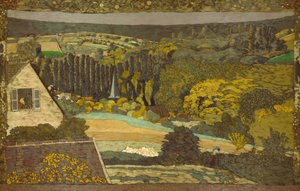 Landschaft: Fenster mit Blick auf den Wald