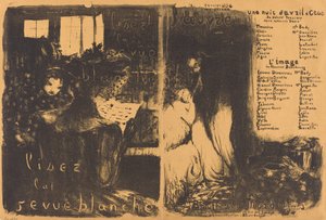 Lisez la revue blanche; Eine Nacht im April Ceos, Das Bild