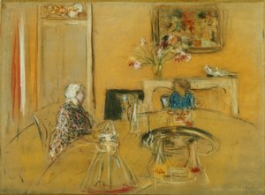 Mittagessen im Schloss Clayes, ca. 1935
