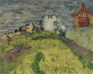 Mühle in Saint-Jacut oder Villen auf dem Land von Edouard Vuillard