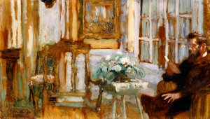 Monsieur Arthur Fontaine in seinem Wohnzimmer, 1904 von Edouard Vuillard