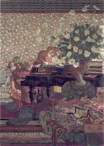 Personen in einem Innenraum. Die Musik von Edouard Vuillard