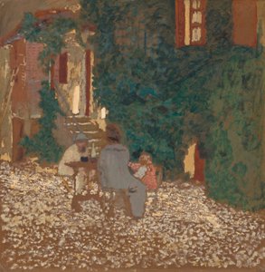 Mahlzeit im Garten, 1898 von Edouard Vuillard
