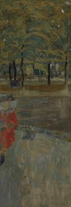 Der Garten von La Muette in Passy, Paris, ca. 1906-1907