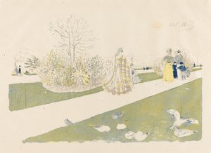 Der Tuileriengarten von Edouard Vuillard
