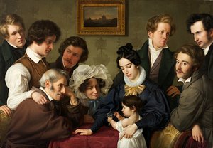 Der Schadow-Kreis. Die Familie Bendemann und ihre Freunde von Eduard Bendemann