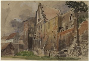 Ruinen des alten Junkerhofes in Thorn von Eduard Gaertner