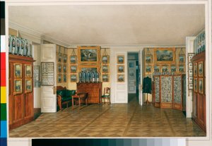 Interieurs des Winterpalastes: Das Dienerzimmer von Kaiser Alexander II. von Eduard Hau