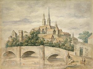 Ansicht von Fritzlar von Eduard Stiegel