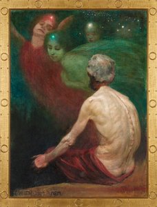 Alberich und die Rheintöchter von Eduard Veith