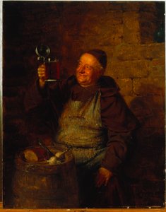 In einem Klostergarten von Eduard von Grutzner